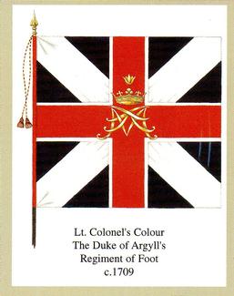2005 Regimental Colours : The Buffs (Royal East Kent Regiment) #3 Lt. Colonel's Colour c.1709 Front