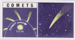 1958 Brooke Bond Out Into Space (Issued In) #19 Comets Front