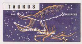1958 Brooke Bond Out Into Space (Issued In) #25 Taurus Front