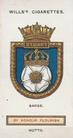 1925 Wills's Ships’ Badges #25 Stuart, Flotilla Leader Front