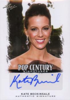 2012 Leaf Pop Century Signatures #BA-KB1 Kate Beckinsale Front