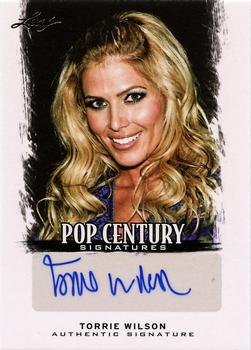 2012 Leaf Pop Century Signatures #BA-TW1 Torrie Wilson Front