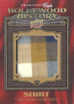 2009 Upper Deck Prominent Cuts - Hollywood History Relics #HH-33 Jackie Gleason Front