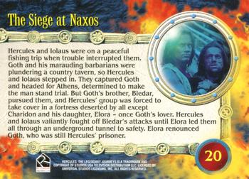 2001 Rittenhouse Hercules: The Complete Journeys #20 The Siege at Naxos Back