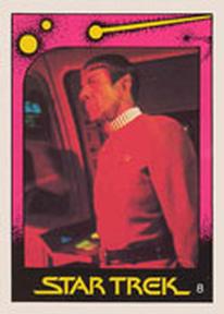 1982 Monty Gum Star Trek II: The Wrath of Khan #8 Spock Front