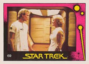 1982 Monty Gum Star Trek II: The Wrath of Khan #69 Carol and David Marcus Front