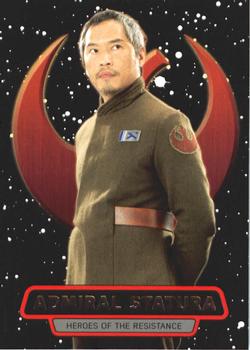 2016 Topps Star Wars The Force Awakens Series 2 - Heroes of the Resistance #11 Admiral Statura Front