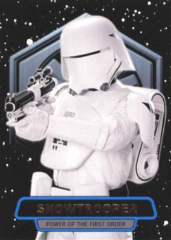 2016 Topps Star Wars The Force Awakens Series 2 - Power of the First Order #7 Snowtrooper Front