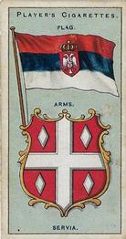 1905 Player's Countries Arms & Flags #8 Servia Front