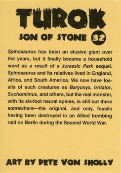 2009 Turok Son of Stone #32 Spinosaurus Back