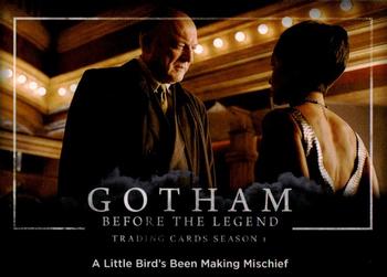 2016 Cryptozoic Gotham Season 1 #40 A Little Bird’s Been Making Mischief Front