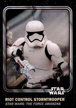 2016 Topps Star Wars Card Trader #58 Riot Control Stormtrooper Front