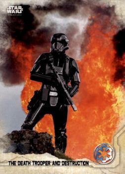 2016 Topps Star Wars Rogue One Series 1 #23 The Death Trooper and Destruction Front