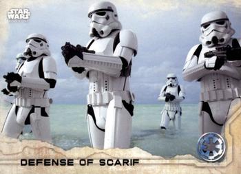 2016 Topps Star Wars Rogue One Series 1 #26 Defense of Scarif Front