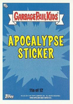 2017 Topps Garbage Pail Kids Adam-geddon #11a Mad Mike Back