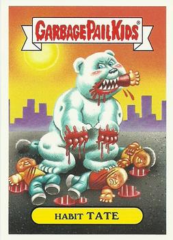 2017 Topps Garbage Pail Kids Adam-geddon #2b Habit Tate Front