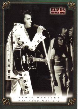 2008 Press Pass Elvis by the Numbers #46 Right profile at mic, band at right Front