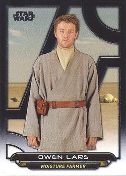 2017 Topps Star Wars: Galactic Files Reborn #AOTC-10 Owen Lars Front