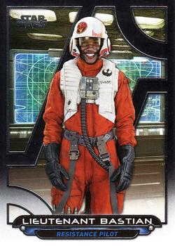 2017 Topps Star Wars: Galactic Files Reborn #TFA-24 Lieutenant Bastian Front