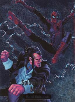 2016 Upper Deck Marvel Masterpieces - Battle Spectra #BS-4 Spider-Man / Morlun Front