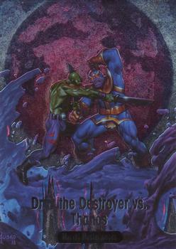 2016 Upper Deck Marvel Masterpieces - Battle Spectra #BS-8 Drax The Destroyer / Thanos Front