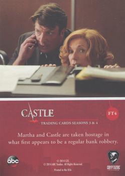 2014 Cryptozoic Castle Seasons 3 & 4 - Family Ties #FT4 At Gunpoint Back