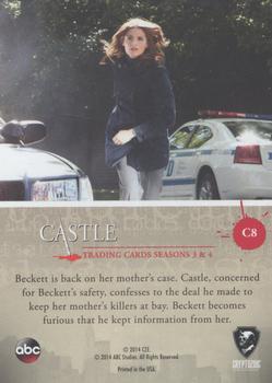 2014 Cryptozoic Castle Seasons 3 & 4 - Caskett Cards #C8 Good Intentions Back