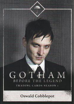 2016 Cryptozoic Gotham Season 1 - Character Bios #C06 Oswald Cobblespot Front