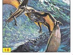 1992 Panini/Kellogg's Cruncheroos Dinosaur Stickers #18 Pteranodon Front