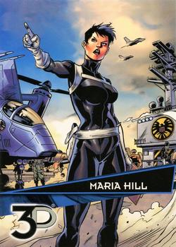 2015 Upper Deck Marvel 3D #15 Maria Hill Front