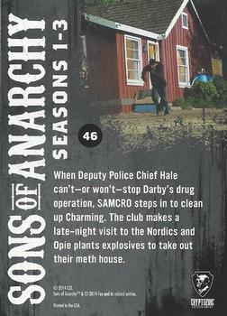 2014 Cryptozoic Sons of Anarchy Seasons 1-3 #46 No Drugs in Charming Back