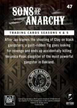 2015 Cryptozoic Sons of Anarchy Seasons 4-5 #47 Crimson and Clover Back