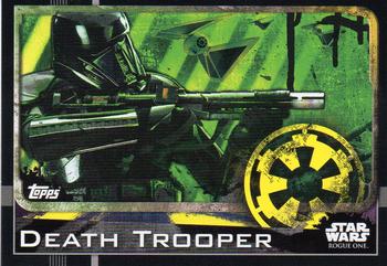 2016 Topps Star Wars Rogue One (UK Version) #19 Death Trooper Front
