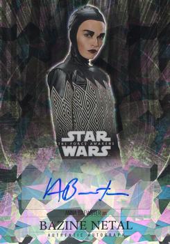 2016 Topps Chrome Star Wars The Force Awakens - Autographs Atomic Refractor #CA-AB Anna Brewster Front