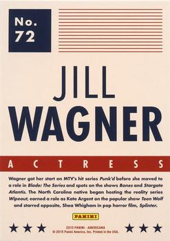 2015 Panini Americana - Blue #72 Jill Wagner Back