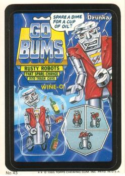 1985 Topps Wacky Packages #43 Go Bums Front