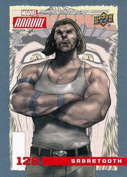 2016 Upper Deck Marvel Annual #128 Sabretooth Front