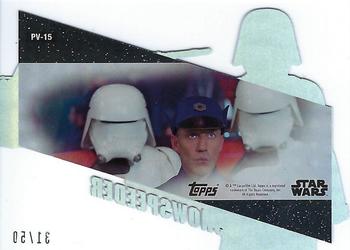 2016 Topps High Tek Star Wars - Pilots and Vehicles #PV-15 First Order Snowtrooper Back