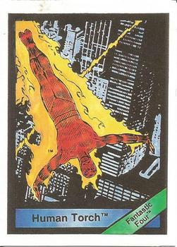 1987 Comic Images Marvel Universe I #55 Human Torch Front