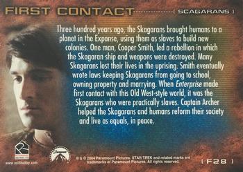 2004 Rittenhouse Star Trek Enterprise Season 3 - First Contact #F28 Skagarans Back