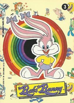 1991 Topps Tiny Toon Adventures - Stickers #3a Babs Bunny Front