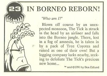 1991 NEC Press The Tick Test Set #23 In Borneo Reborn! Back