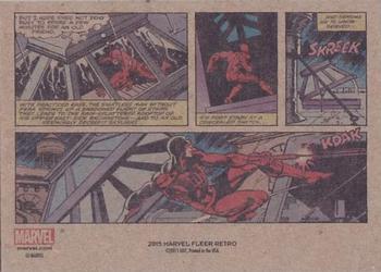 2015 Fleer Retro Marvel - 1960 Fleer #7 Daredevil Back