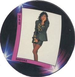 1988 Dandy Gum Mr. DJ #24 Sabrina Front