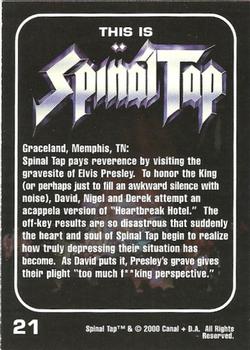 2000 NECA/Canal This Is Spinal Tap #21 Graceland, Memphis, TN: Spinal Tap visits the gravesite of Elvis Back