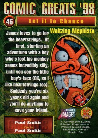 1998 Comic Images Comic Greats '98 #45 Let it to Chance: Waltzing Mephisto Back