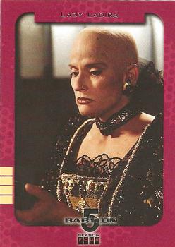 1998 Fleer Babylon 5 Season 4 - Season One Retrospective #S11 Lady Ladira Front