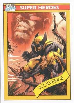 2015 Fleer Retro Marvel - 1990 Impel Marvel Universe #17 Wolverine Front