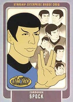 2003 Rittenhouse Star Trek: The Complete Star Trek: Animated Adventures  - Enterprise Bridge Crew #BC2 Spock Front