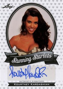 2011 Leaf Pop Century - Stunning Starlets #SS-KK3 Kourtney Kardashian Front